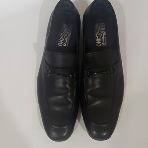 Salvatore Ferragamo black loafers size 12 d